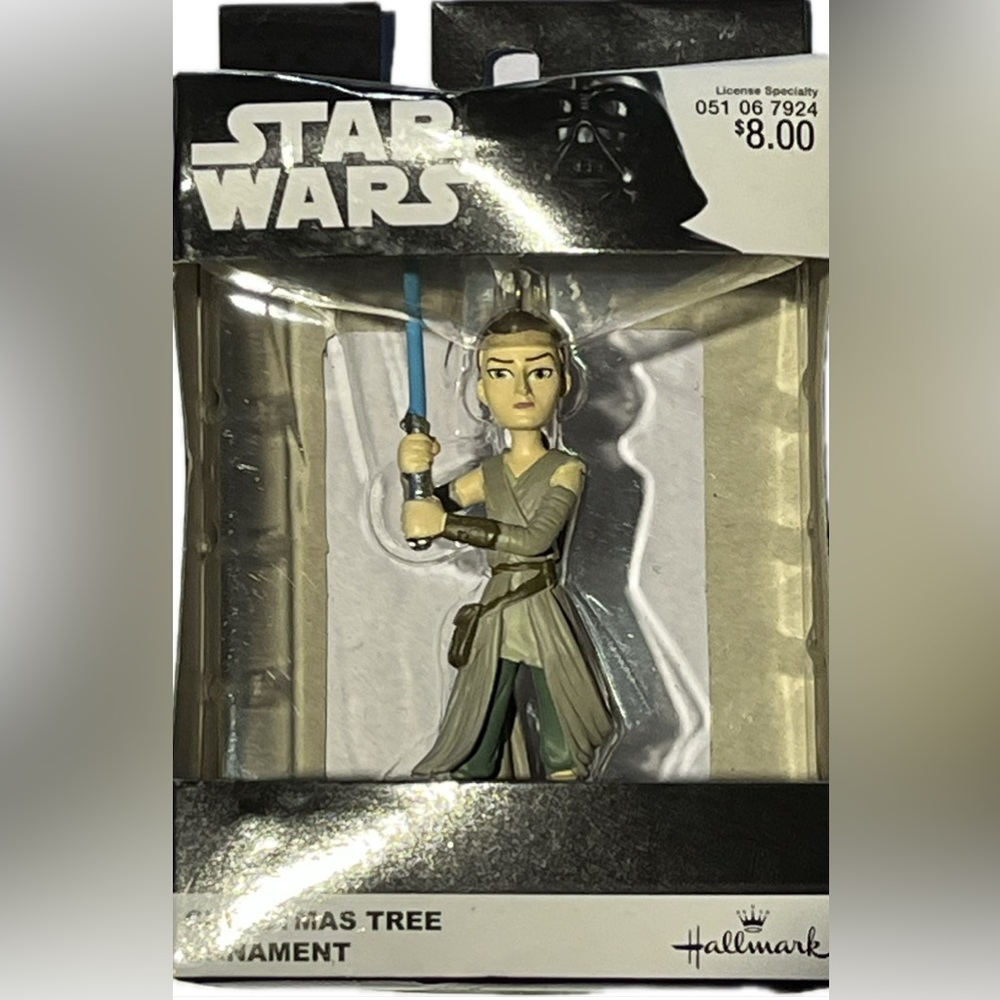 Hallmark Star Wars Ornament with Blue Lightsaber